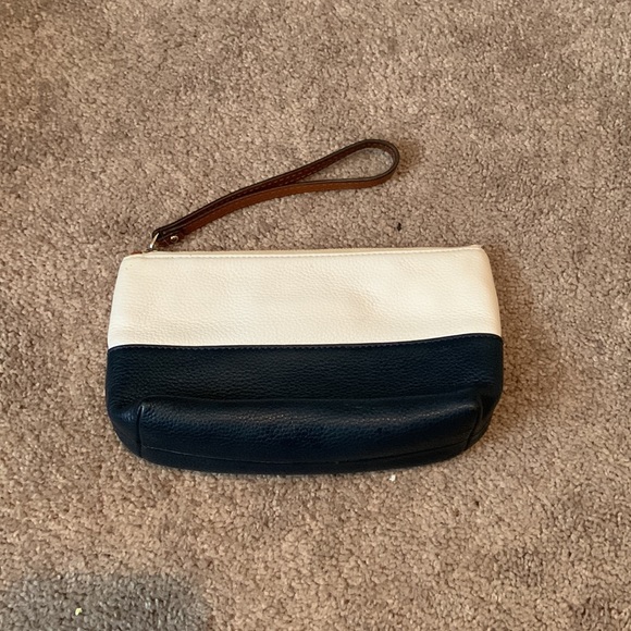 Michael Kors Blue and White Wristlet - Picture 4 of 5